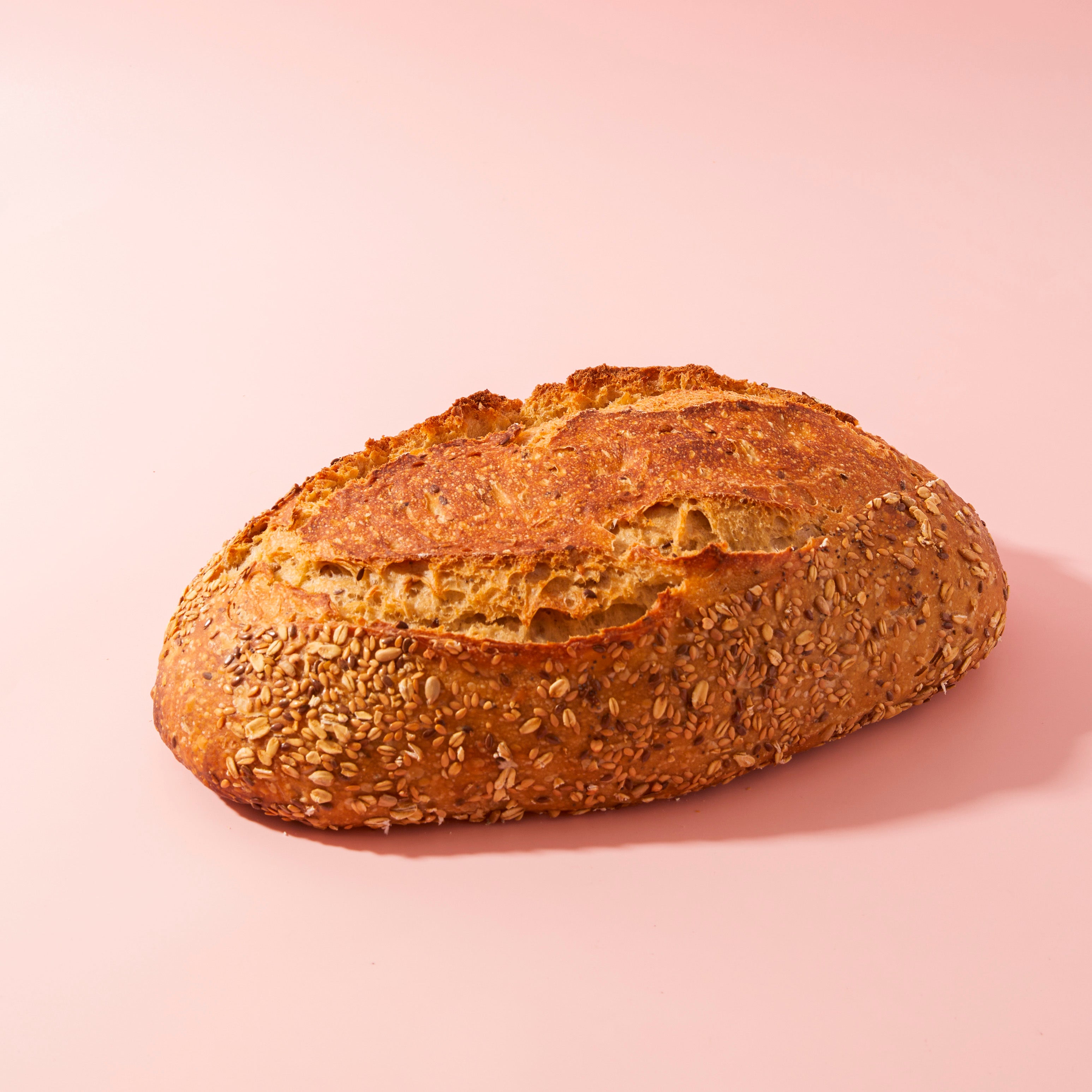 Pan multicereales con semillas