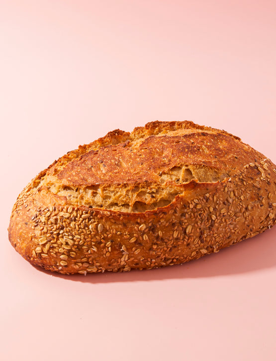 Pan multicereales con semillas